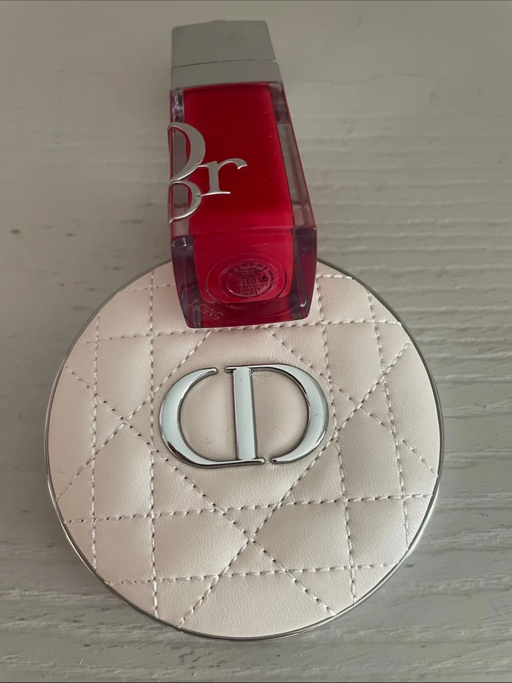 Dior Bronzing Powder Compact with Red Lip Glow